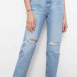 ZARA  High Waisted Ripped‎ Jeans Size 6 Photo 0