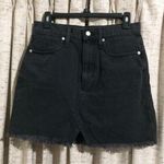 Madewell  Rigid Denim A-Line Mini Skirt: Cutout Edition Photo 0