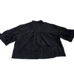 ZARA ‎ Shirt Womens Small Black Oversized Boxy Utility Workwear Pockets Photo 1