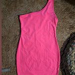 Publik Vibrant One-Shoulder Dress in Pink Photo 0