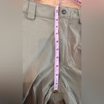 Salomon women’s nylon green cropped pants size 36 Photo 5