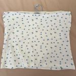 Floral Blue and White Ribbon Tube Top Size L Photo 3