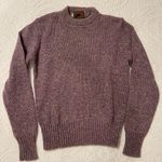 Boston Traders  pullover sweater. 85% wool & 15% nylon purple & gray. Size small Photo 0