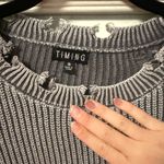 Timing  black cropped sweater  Photo 3