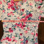 ZARA  Floral Midi Dress - Pink and Cream Photo 4