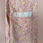 Victoria's Secret Sleepshirt/Gown PINK/PURPLE/YELLOW/WHITE Floral TWILL sz XS Photo 3