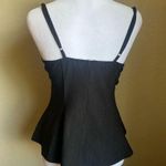 MERAKI black Y2K style corset tank top shirt | medium Photo 2
