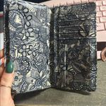 Sakroots  Navy & Ivory Floral Patterned Women's Wallet Photo 2