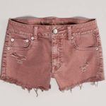 American Eagle Y2K AEO Mauve Hi-Rise Festival Shortie Shorts Photo 2