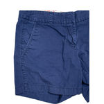 J.Crew Womens Broken-In Chino Shorts Size 6 Navy Flat Front 4.5" Inseam Khakis Photo 3