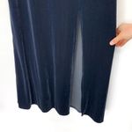 Jenny Yoo Collections Issa Off-The-Shoulder Stretch Velvet Gown Dusty Blue 8 Photo 3
