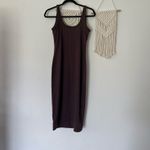 Vuori  Halo Essential Midi Dress Color Chestnut Photo 3