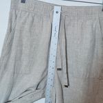 Joie  Natural Beige Linen Wide Leg Pants Size Large Photo 7