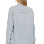 RE/DONE $295 NEW  ORIGINALS 60s CHAMBRAY VINTAGE BLUE SHIRT SZ SMALL Photo 1
