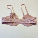 Wacoal 65781 Seductress Semi Demi Sheer Floral Embroidered Bra Size 34B Pink Photo 6