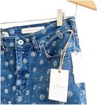 Pilcro  Anthropologie Women’s Floral Embroidered High Rise Bootcut Crop Jeans 30 Photo 5