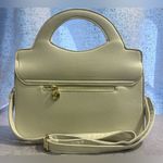 Orlandi Valentino Cream Quilted Handbag Photo 2