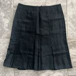 Akris Punto Fit & Flare Denim Mini Skirt in Black Size 4 EXCELLENT! Photo 1