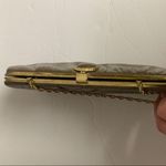 Vintage Ruffled Taupe Purse Crossbody Photo 6