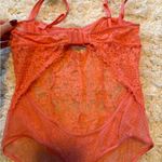 Aerie  Coral Unlined Lace Bodysuit Photo 6