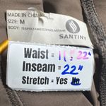 SANTINY Brown Riding Breeches Equestrian Style Pants Pockets Women's Size M Size M Photo 1