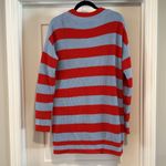 Ban.Do Slouchy Striped Red and Blue Cardigan Photo 7