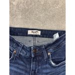 Wrangler mid tise trouser raw hem size 24x30 dark wash Cut To 30in Inseam Photo 3