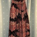 Lascana Size 4 Strapless Paisley Maxi Dress Black Photo 0