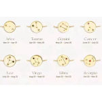 Boutique NEW “Taurus” Gold Filled Zodiac‎ Constellation Bracelet, 6-8” Photo 4
