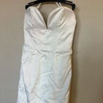 House Of CB HOUSE‎ OF CB size M  'Giselle' Ivory Satin Strapless Bridal Gown NWOT size M Photo 4