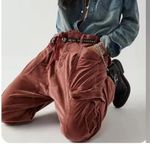 Free People pants corduroy cargo cotton size medium Photo 2