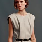 ZARA NWT  BLOGGERS FAV FAUX LEATHER DRESS  Size Small Photo 2