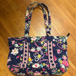 Vera Bradley  Ribbons Pattern RETIRED  Mandy Tote/Purse Photo 0