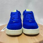 Nike  Air Force 1 Low Olivia‎ Kim No Cover Blue Corduroy Sneaker - Size 9 & 40.5 Photo 3