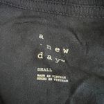 A New Day Women's Black Short Sleeve Slim Fit T-Shirt - Size Small - NWT Photo 1