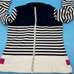 Navy and White Striped Nautical Pullover Joules Cowdray Rare Size 4 Blue Photo 7