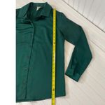 T Tahari  & Asos Green Long Sleeve Shirt & Black Flutter Top Office Bundle Size S Photo 7