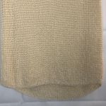 Forever 21 Contemporary V-Neck Open Knit Cream Vest Size Small Workwear Casual Photo 4