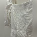 & Other Stories Anthropologie Paris Atlier & Other Stories White Puff Sleeve Dress Size 6 Photo 5