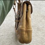 Coach Studs & Grommet Satchel Honey Tan Leather Photo 8