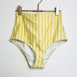 Reformation  high waist yellow stripe swim bottom Photo 2