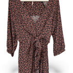 Free People  Womens Clara Floral Tunic Blouse-Size Medium Photo 0