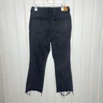 Avec Les Filles  Black Cropped Bootleg Distressed Jeans Photo 5