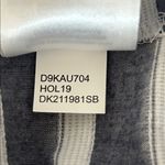Donna Karan  Navy and White Striped Blouse Photo 11