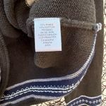 Y2K Christopher & Banks Hand Crochet Rustic Snowman Winter Christmas Cardigan XL Green Photo 3