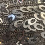 Source Unknown CROCHETED HANDBAG… BLACK SAC LIKE NYLON SHOULDER BAG WITH 
NY Photo 2