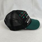 Single and‎ Ready to Jingle Christmas Hat Holiday Trucker Cap Adjustable Green Black Photo 3