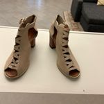 Chic Beige Strappy Heeled Sandals size 42 or 10 Photo 2