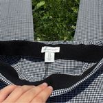 Cupcakes and Cashmere NWT  Black White High Rise Gingham Pull On Crop Pants Photo 1