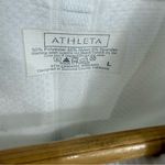 Athleta Fast Track White Half Zip Size Large Photo 2